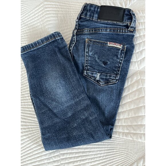 Hudson Boys Straight Jeans Blue Size 5 Adjustable Waist - Picture 6 of 7
